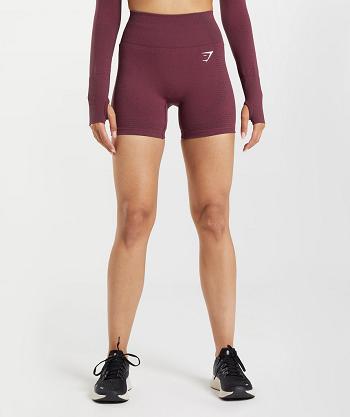 Dámské Šortky Gymshark Vital Seamless 2.0 Vínové | CZ 3942AHK